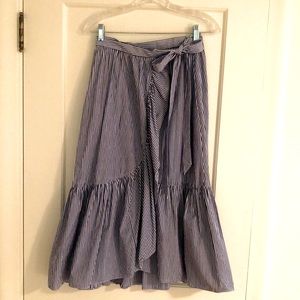 J. Crew ruffle skirt